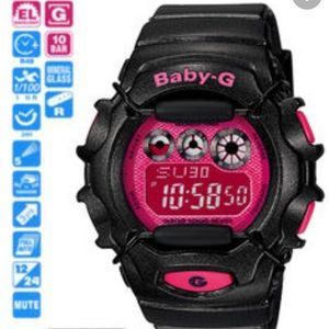 Casio Baby-G Black and Pink #BG1006DS Digital Sport Watch